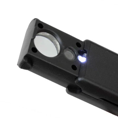 Portable 60x 30x Magnifier With LED And UV Light - Image 2