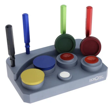 Horotec 4 Synthetic Ruby Cup Dip Oiler Stand With Oilers