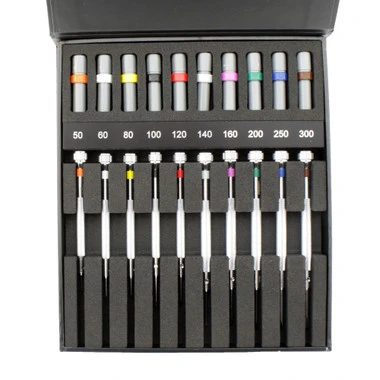 Bergeon 30080-AC10 Chromium Plated Watchmakers Screwdriver Set - Image 2