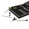 Bergeon 30081-AC10 Mini Watchmakers Stainless Steel Screwdriver Set With Case