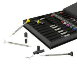 Bergeon 30081-AC10 Mini Watchmakers Stainless Steel Screwdriver Set With Case