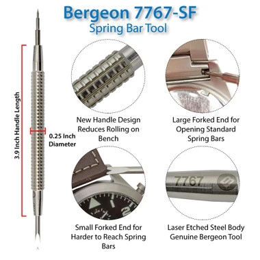 Bergeon 7767-SF Next Generation Spring Bar Tool - Image 2