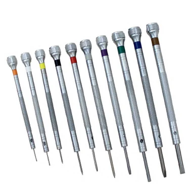 Bergeon 30080-AC10 Chromium Plated Watchmakers Screwdriver Set - Image 4