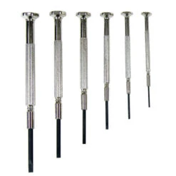 6 Piece Screwdrivers Set With Straight Blades