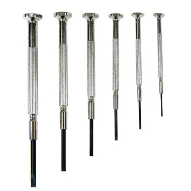 6 Piece Screwdrivers Set With Straight Blades