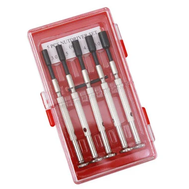 Nut Driver Set Of 5 Metric Sizes 3.0 To 5.0mm Hex Wrench - Image 4