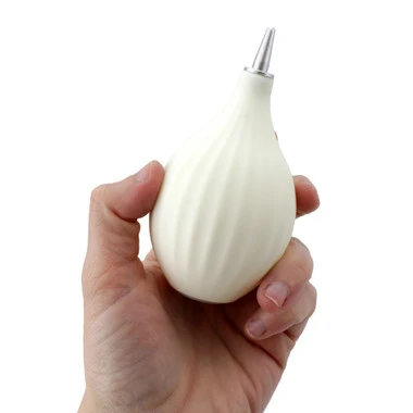 Horofix White Silicone Dust Blower With Extra Long Nozzle - Image 3