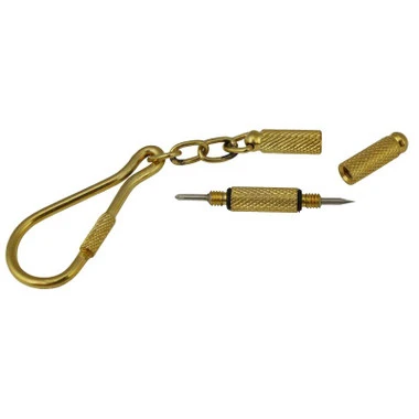 Mini Pocket 1.60mm Screwdriver Keychain Gold Color CLEARANCE