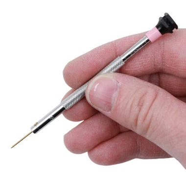 Individual Horotec Mini Non-Magnetic Screwdriver With Beryllium Flat-Head Blades 0.50mm To 3.00mm-80505 - Image 2