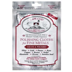 Cape Cod 4 X 6 Inches Moist Polishing Cloth Pack Of 2