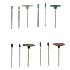 12 Piece Rubber Polishing Assortment 3/32" Shanks