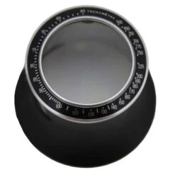 Premium Quality 5X Watch Collectors Eye Loupe Black Loupe With Silver Black Bezel Omega SpeedMaster® Series