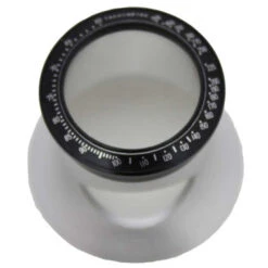 Premium Quality 5X Watch Collectors Eye Loupe Silver Loupe With Black Bezel Omega SpeedMaster® Series