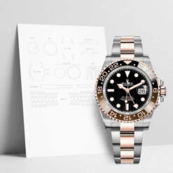 Anti Scratch Watch Shells™ Protective Film For Rolex® GMT 126711 Premium Package